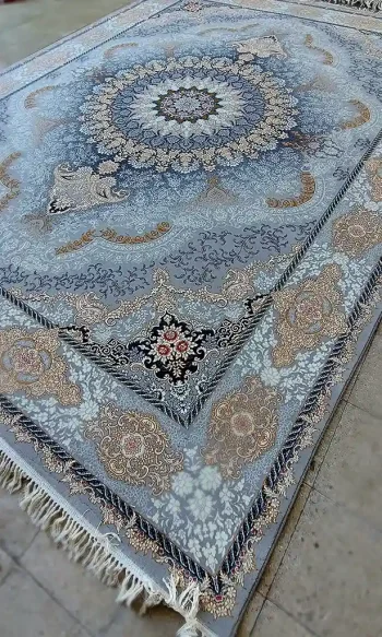 فرش نازگل نقره ای